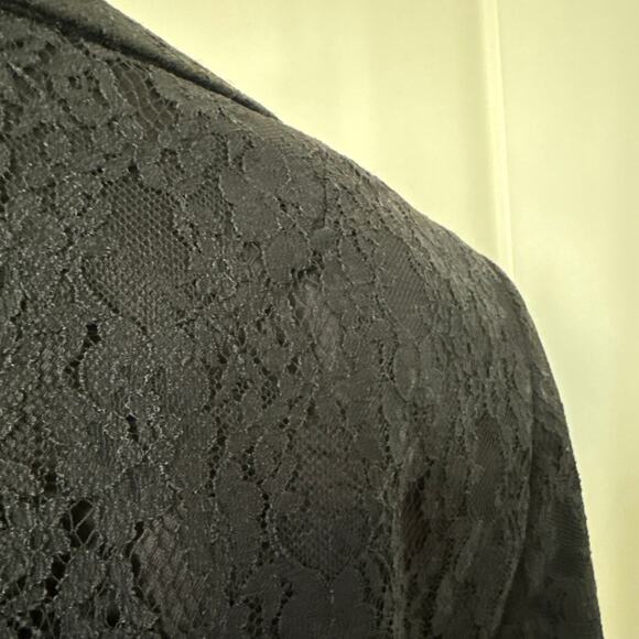 Vintage Dolce & Gabbana 1997 Black Lace Jacket Medium - Picture 5 of 7